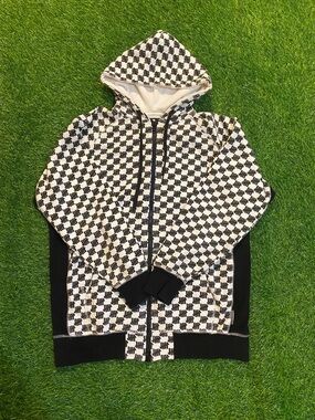 Undefeated streetwear zip up hoodie size large